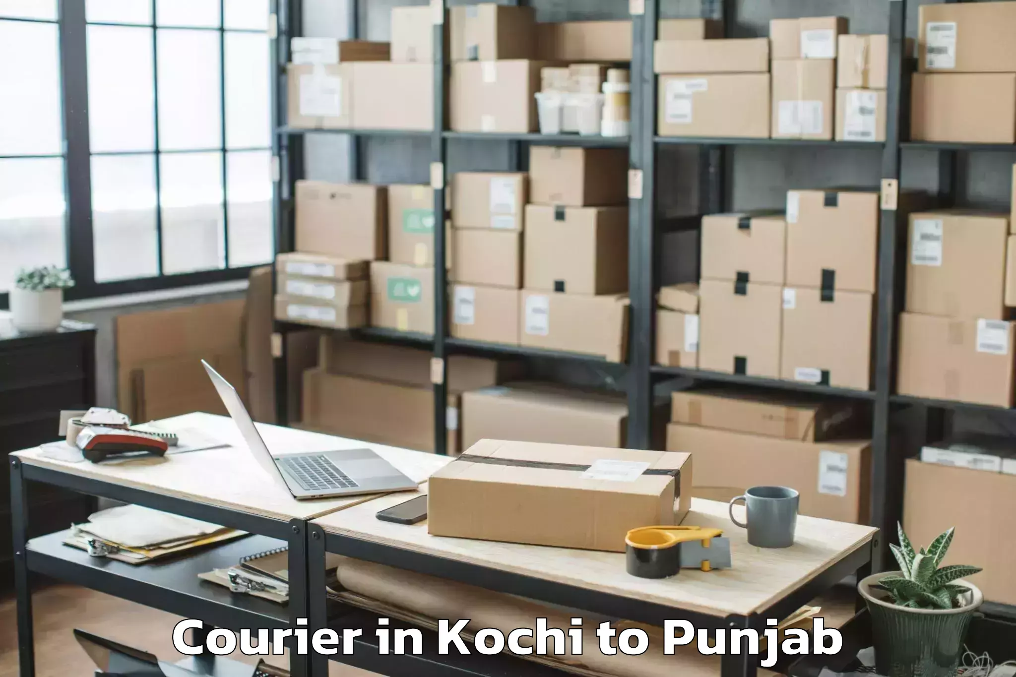 Book Kochi to Zira Courier Online